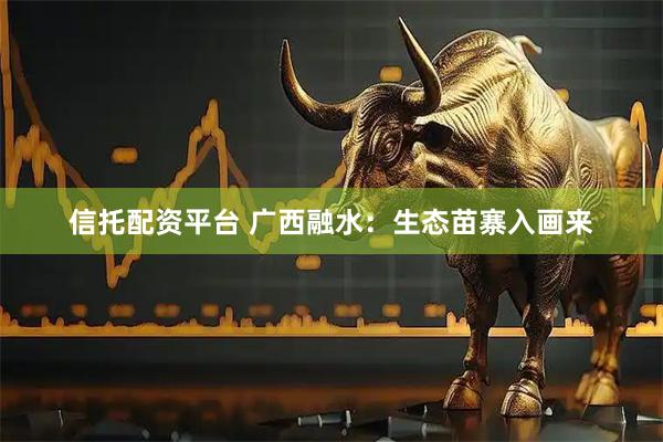 信托配资平台 广西融水：生态苗寨入画来