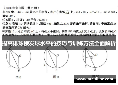提高排球接发球水平的技巧与训练方法全面解析